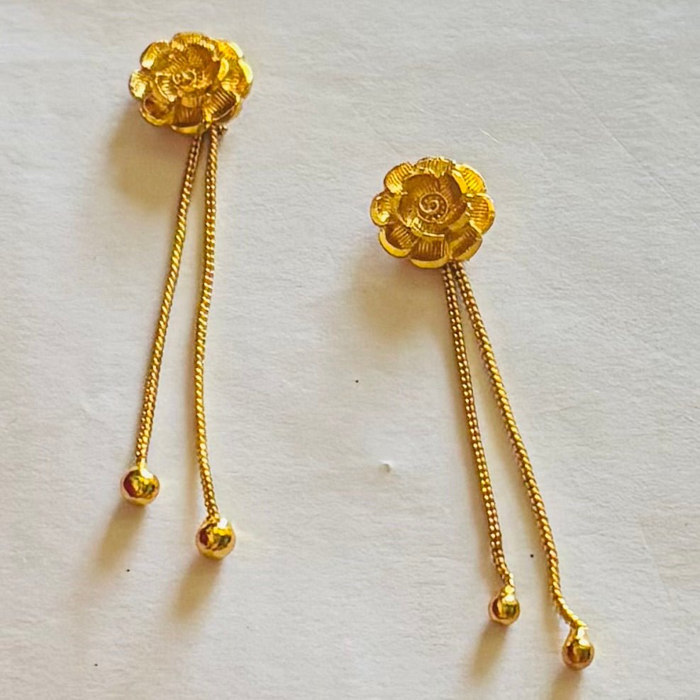 4 Gold Plated Earrings Combo - RYZZ