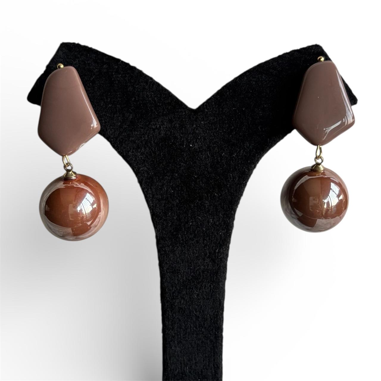 Trendy Black Dangle Earrings Available in Several Colours - RYZZ
