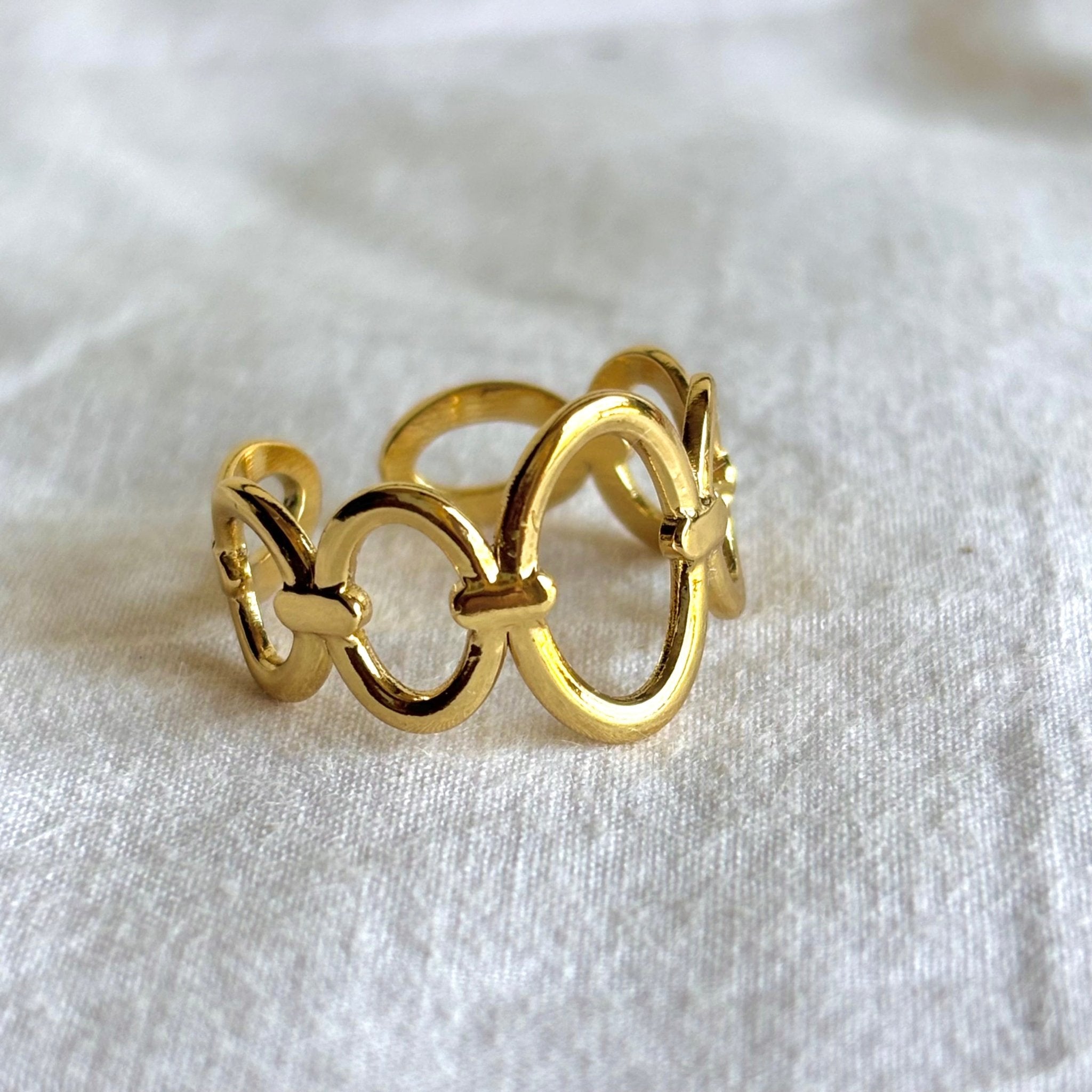 Ring of Rings Anti Tarnish Brass Regular Wear - RYZZ