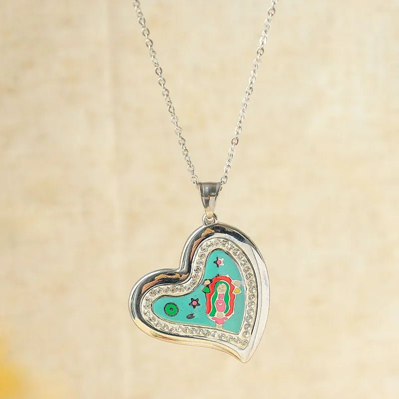 Ion Plating (IP) Real Gold Plated Heart Shape 304 Stainless Steel Elegant Waterproof Non Tarnish Jewelry Set - RYZZ