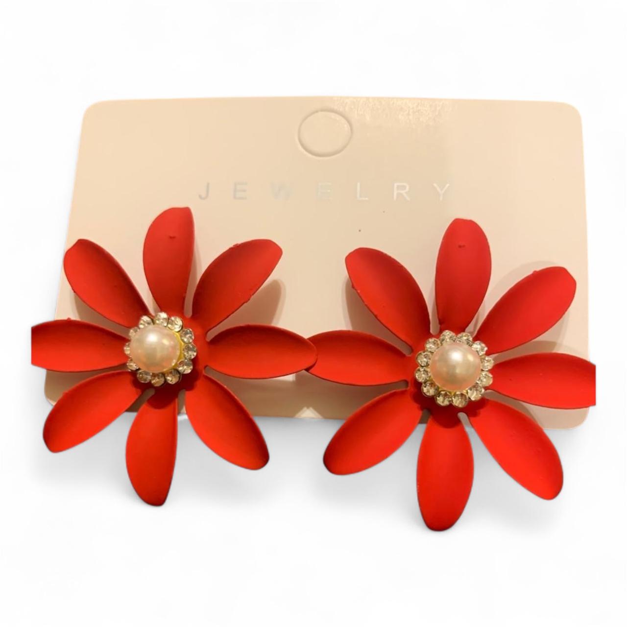 Floral Fashion Dangle Earrings | Fresh Korean Design - RYZZ