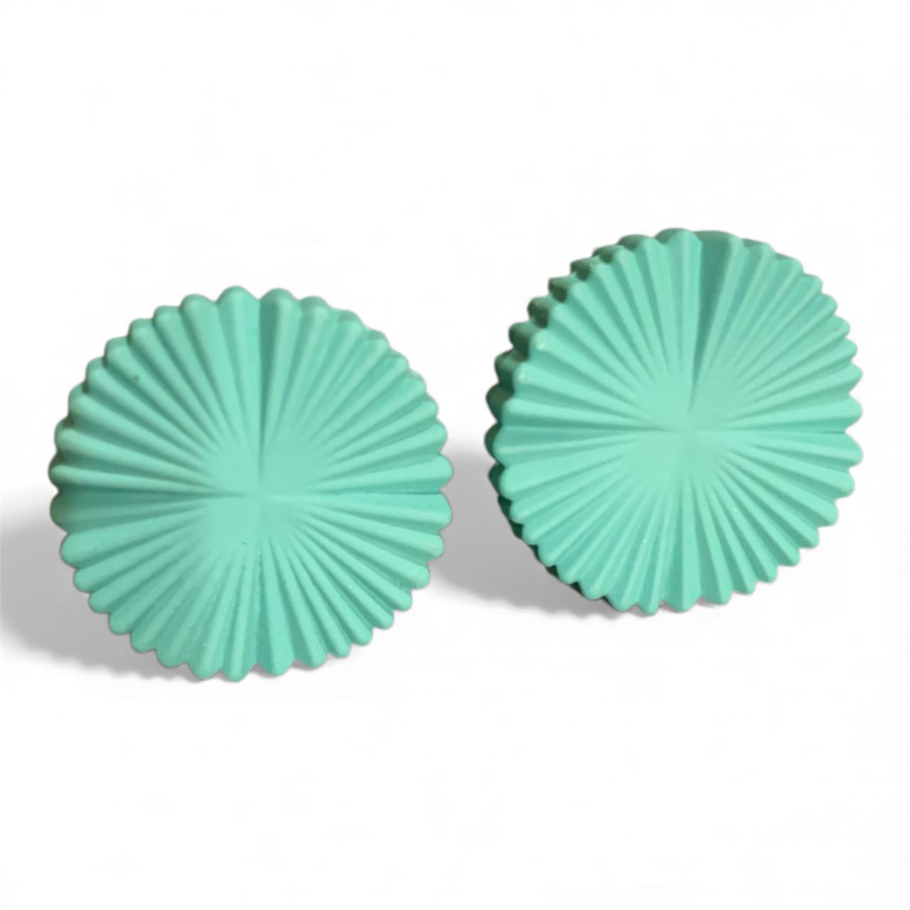 Round Stud Earrings Korean Design - RYZZ