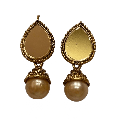 Navratri Mirror Jhumka Earrings for Girls - RYZZ