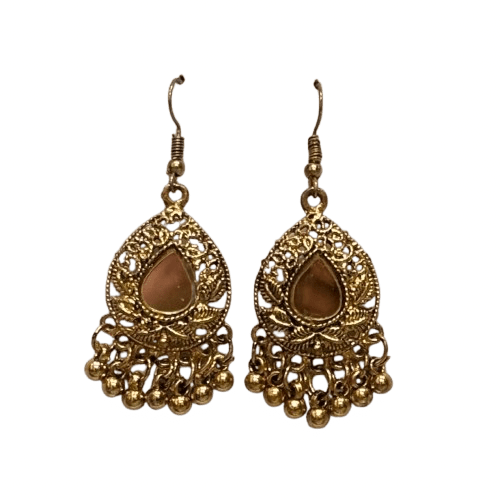 Navratri Mirror Jhumka Earrings for Girls - RYZZ