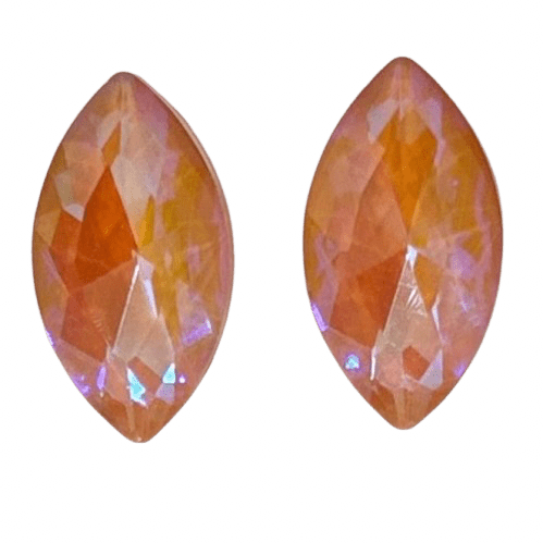 Marquise Shaped Acrylic Stone Earrings in Colors - RYZZ