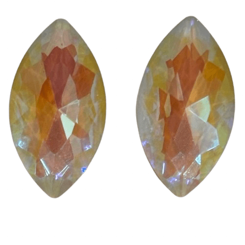 Marquise Shaped Acrylic Stone Earrings in Colors - RYZZ