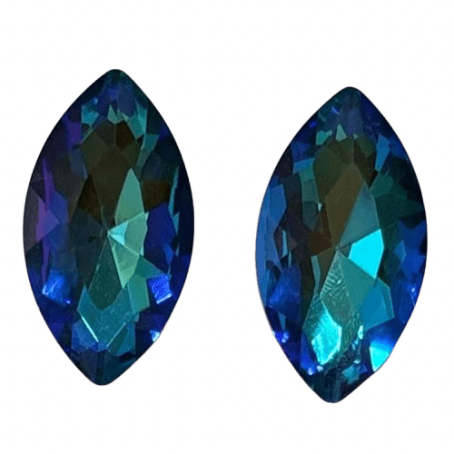 Marquise Shaped Acrylic Stone Earrings in Colors - RYZZ