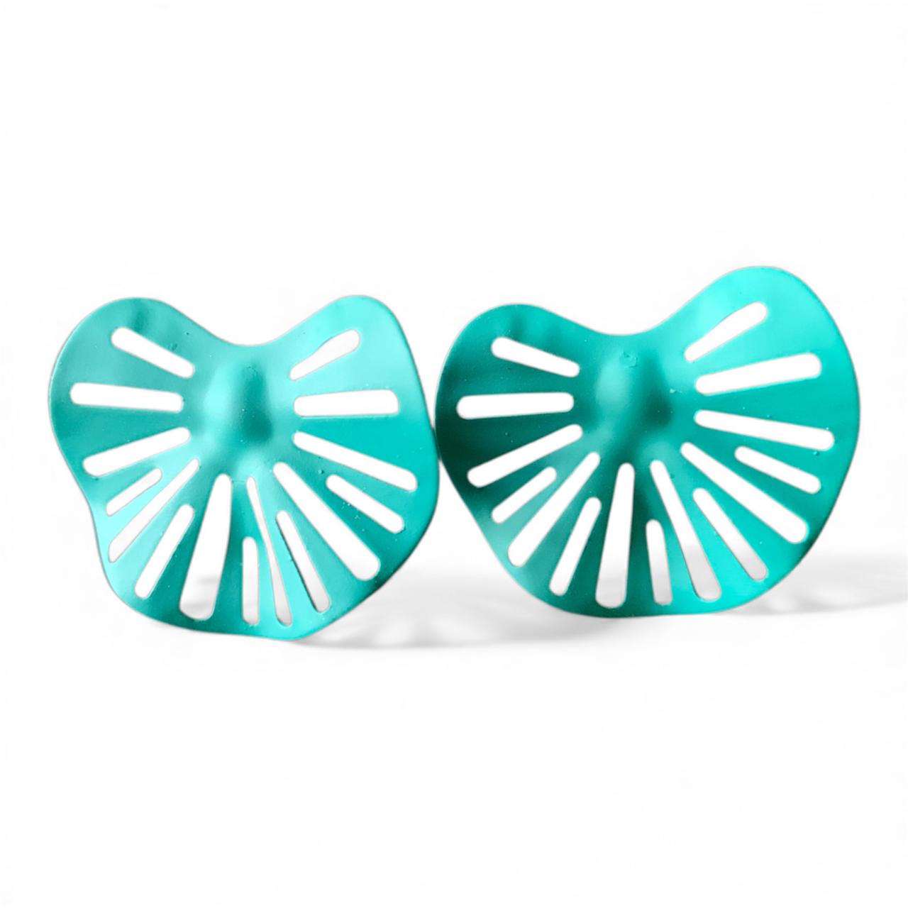 Colorful Metal Earrings in Korean Design at Best Price - RYZZ