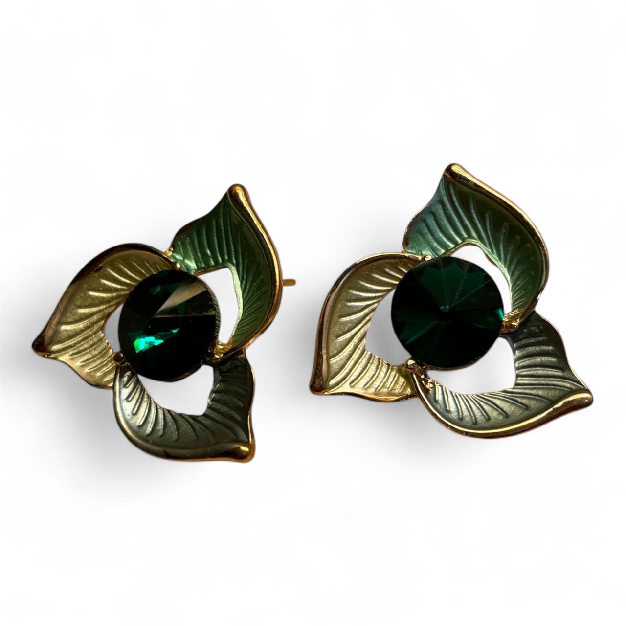 Geometrical Korean Design Earrings Studs available in various colours - RYZZ