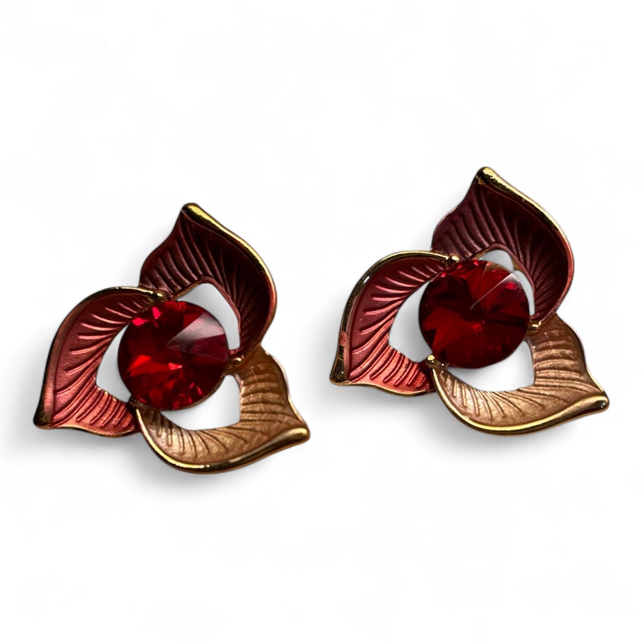 Geometrical Korean Design Earrings Studs available in various colours - RYZZ